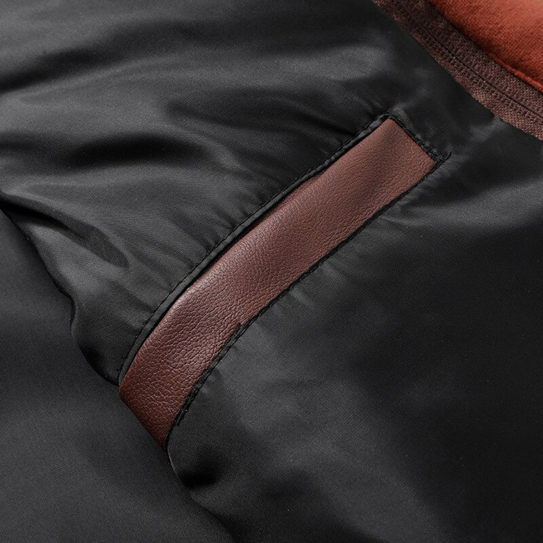 Jacob - Men's Leather Jacket with Hood