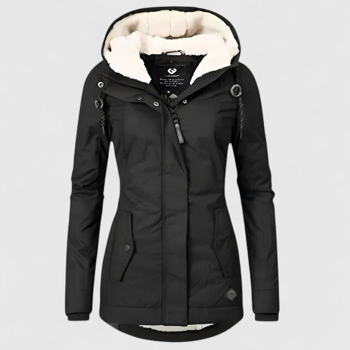 Seravia - Water-Repellent Autumn Jacket with Hood