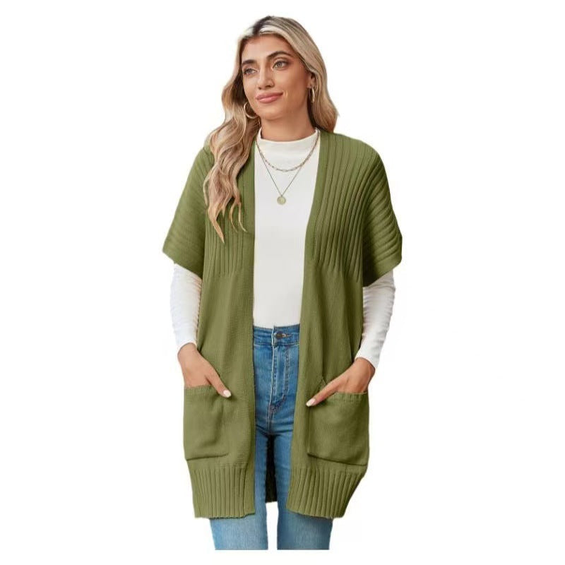 Melany - Lightweight Open-Front Knit Cardigan