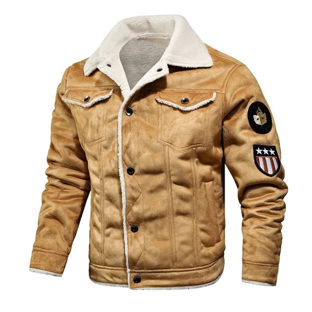Noxar™ | Warm and Versatile Leather Jacket