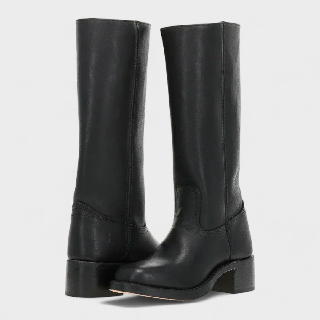 Rhonda | Tall Leather Boots