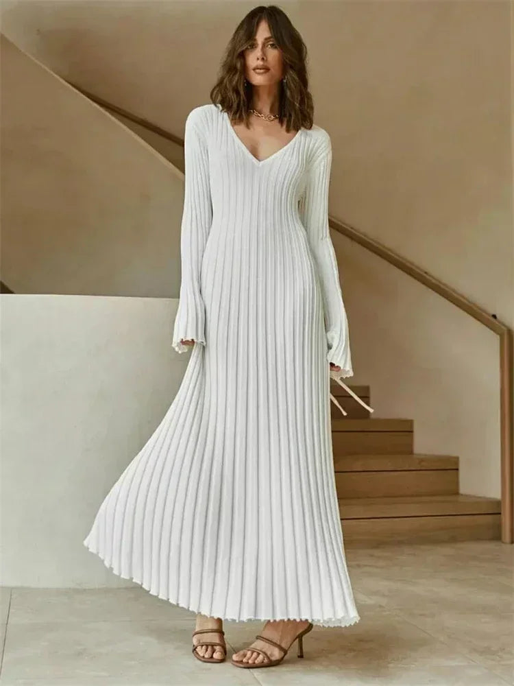 Luna - Knit Maxi Dress