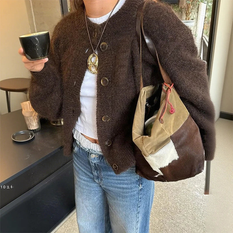 Amy - Button-Up Cardigan