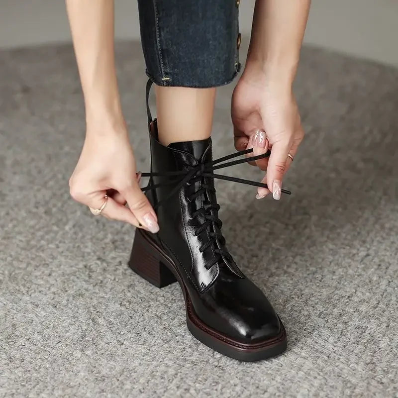 Jovinna™| Square Ankle Boots