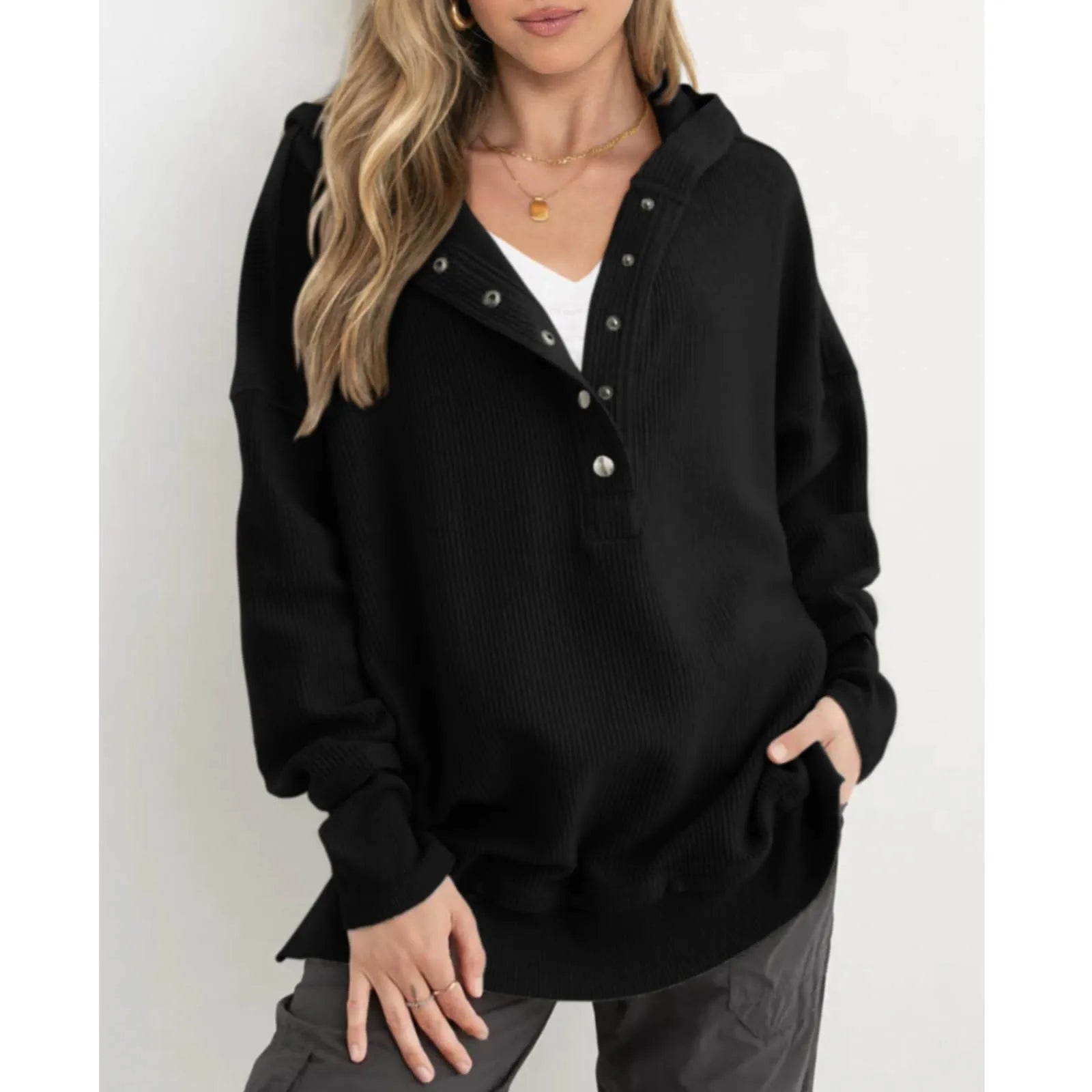 Barbara - Casual Pullover Hoodie