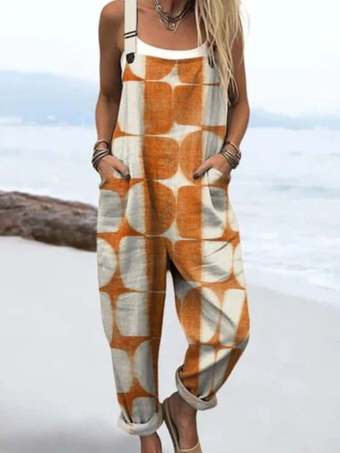 Richeza - Bold Geometric Jumpsuits