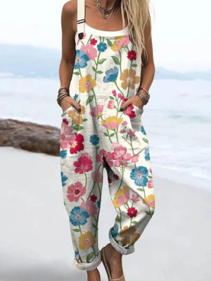Florya - Bloom Print Jumpsuits