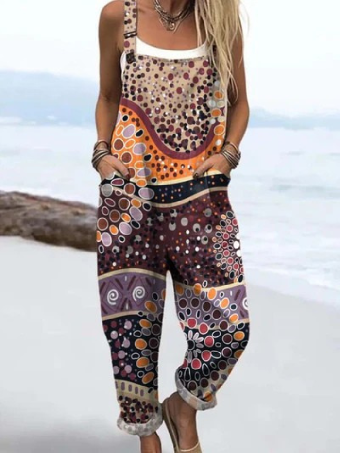 Sahari - Tribal Dot Art Jumpsuits