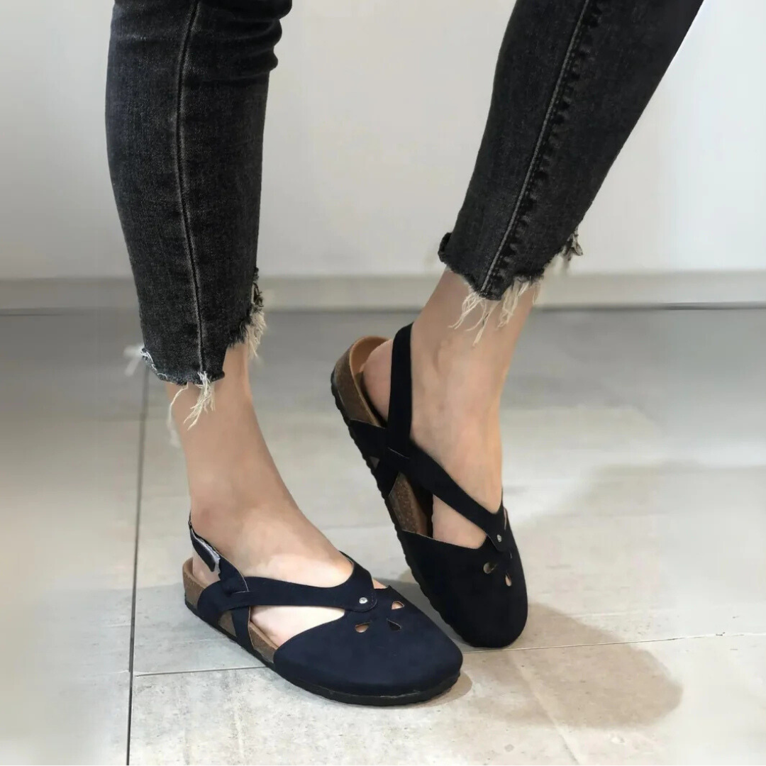 Maya - Closed-Toe Slingback Sandals