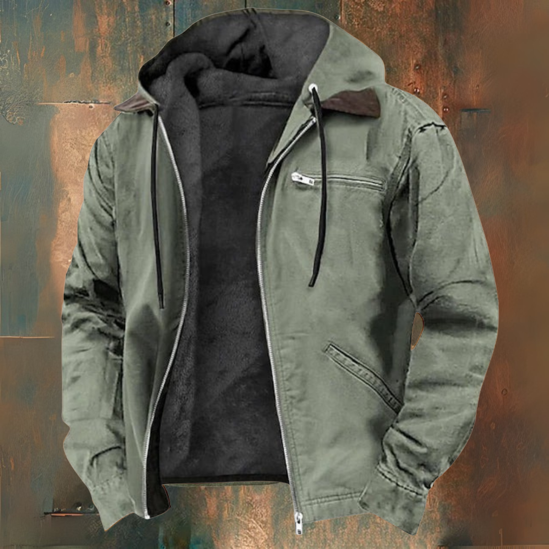 LUCAS™|HOODED ZIP JACKET