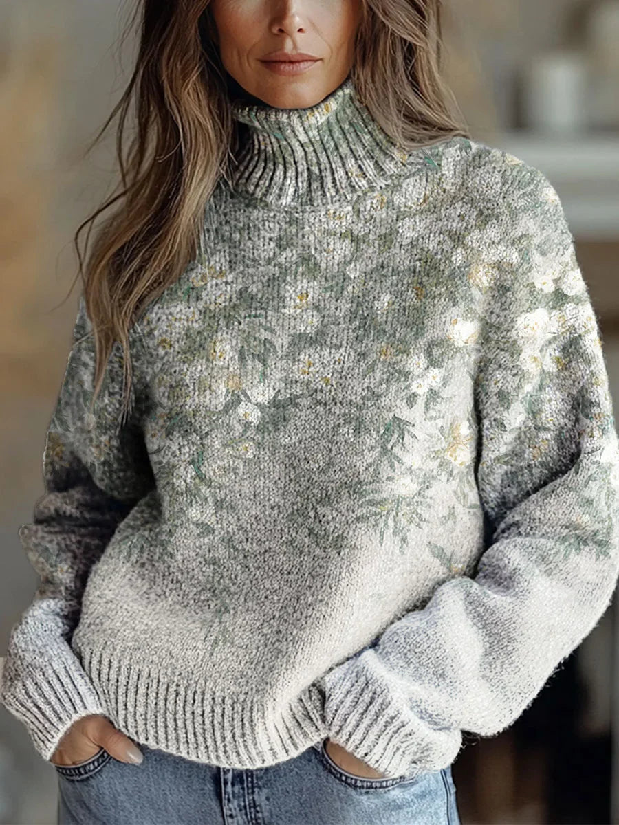 Deliora - Autumn Glow Turtleneck Sweater