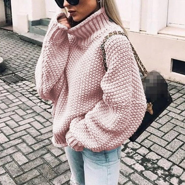 Celeste - Chunky Knit Turtleneck Sweater