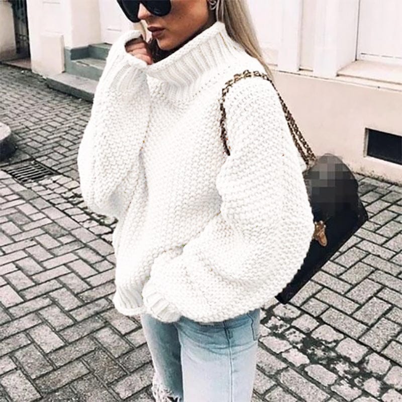 Celeste - Chunky Knit Turtleneck Sweater