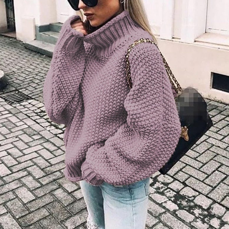 Celeste - Chunky Knit Turtleneck Sweater