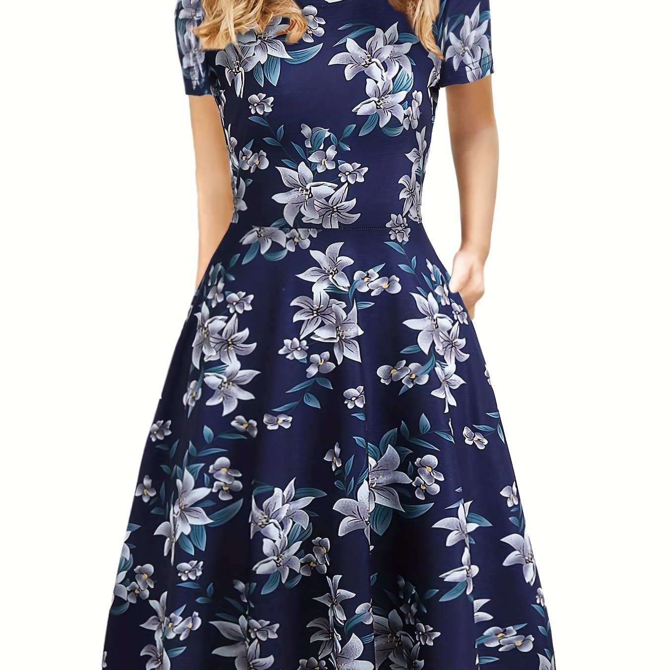 Evelyn Quinn | Retro A-Line Summer Dress