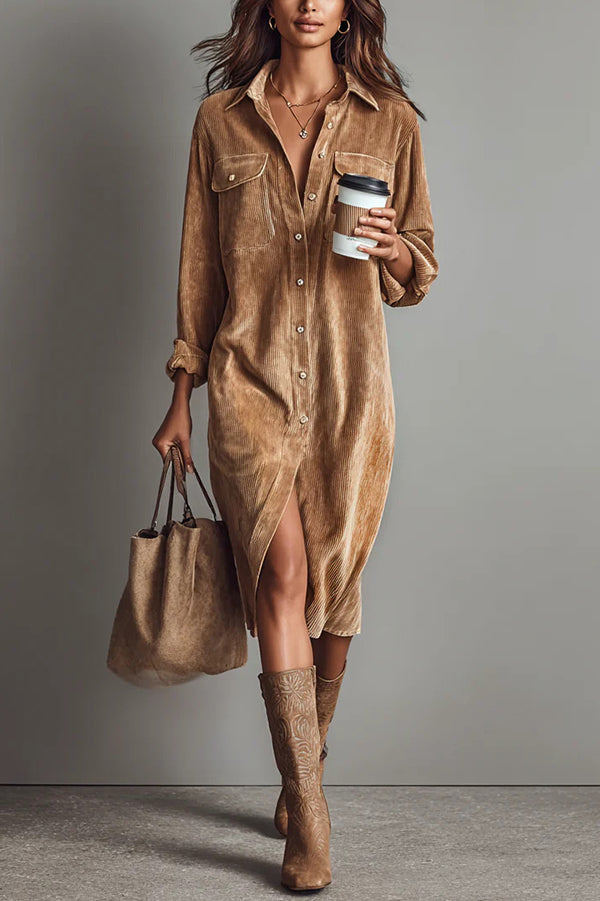 Élodie - Double Chest Pocket Dress