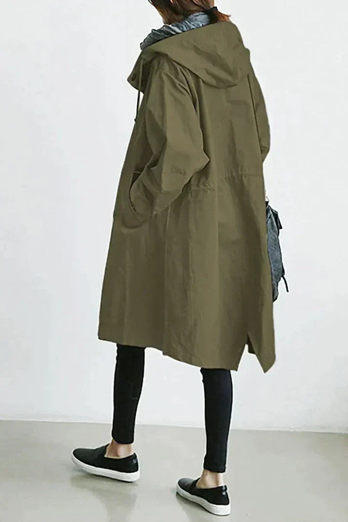 Anna - Hooded Trench Coat