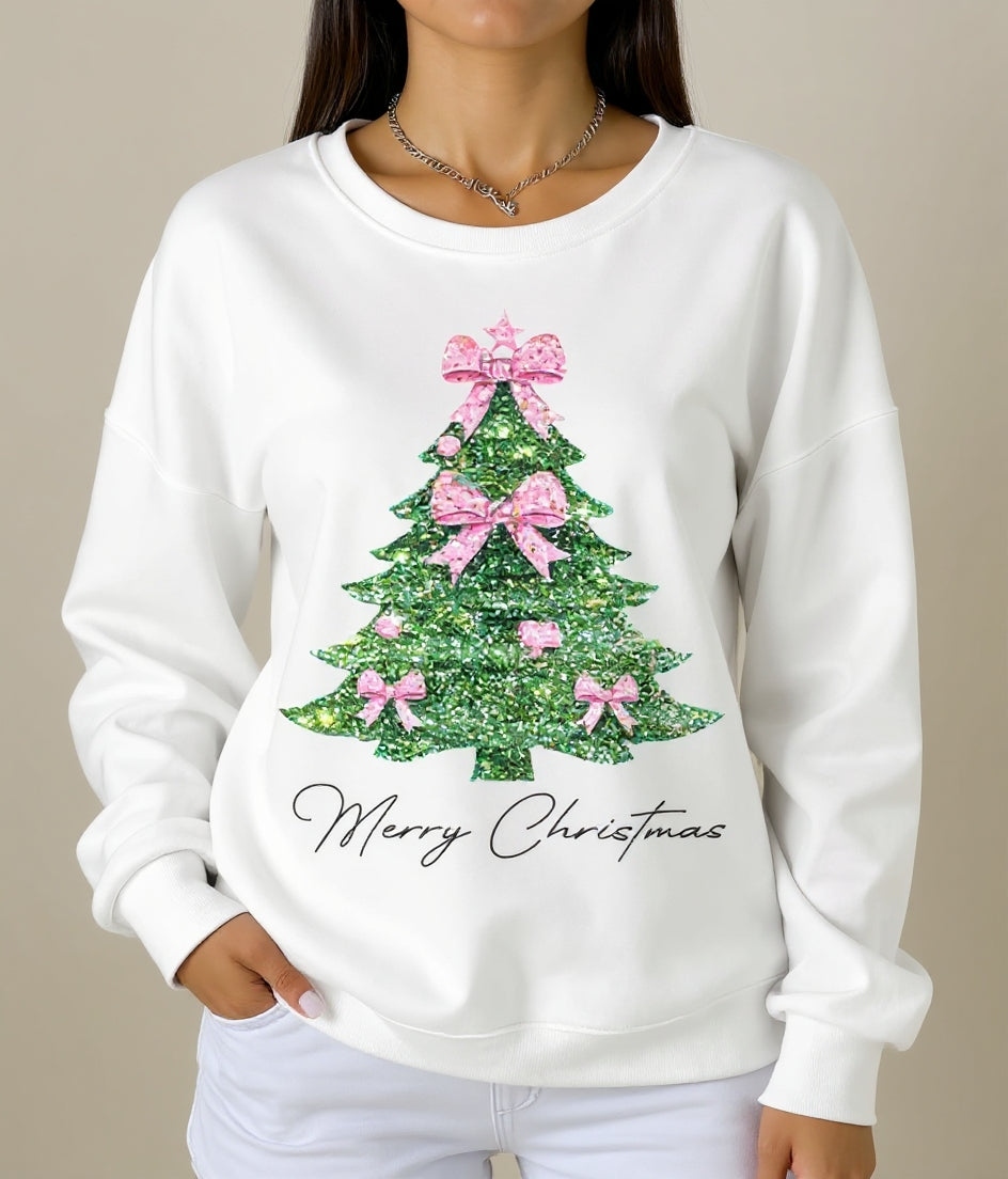 Holly | Christmas Print Sweatshirt
