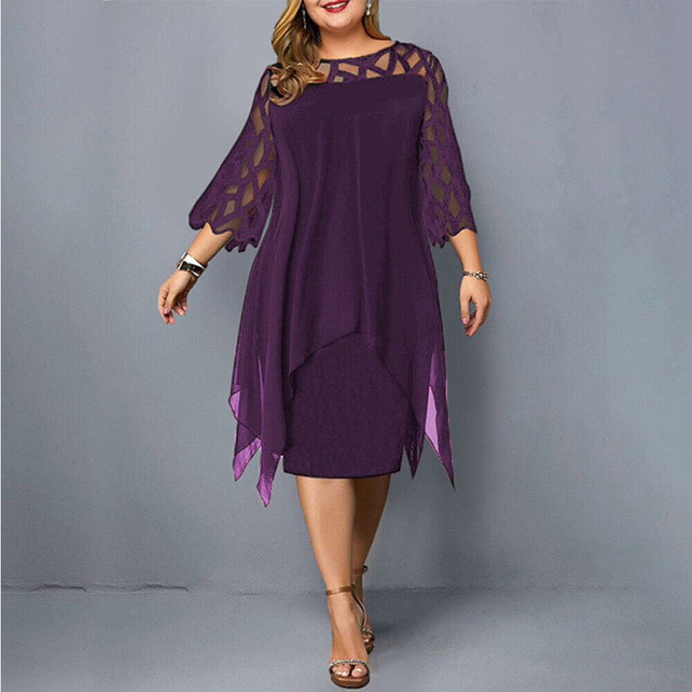 Isabella – Elegant Midi Dress in Plus Size