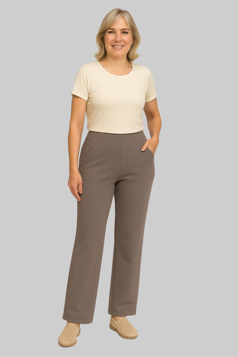 Amelia | Elegant trousers in soft jersey