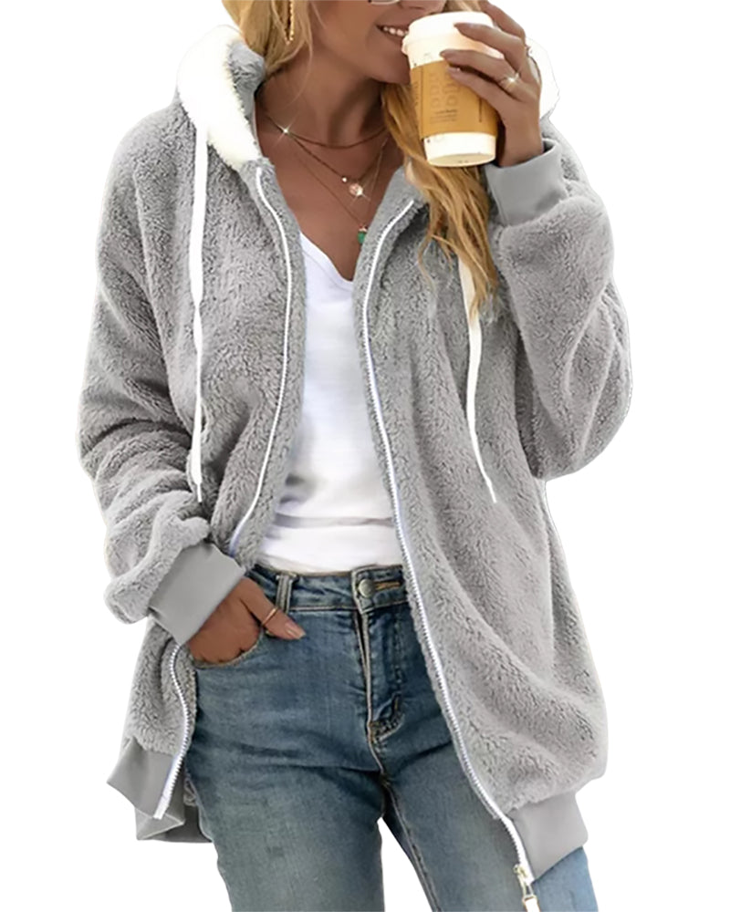 Theresa - Fleece Zip Hoodie