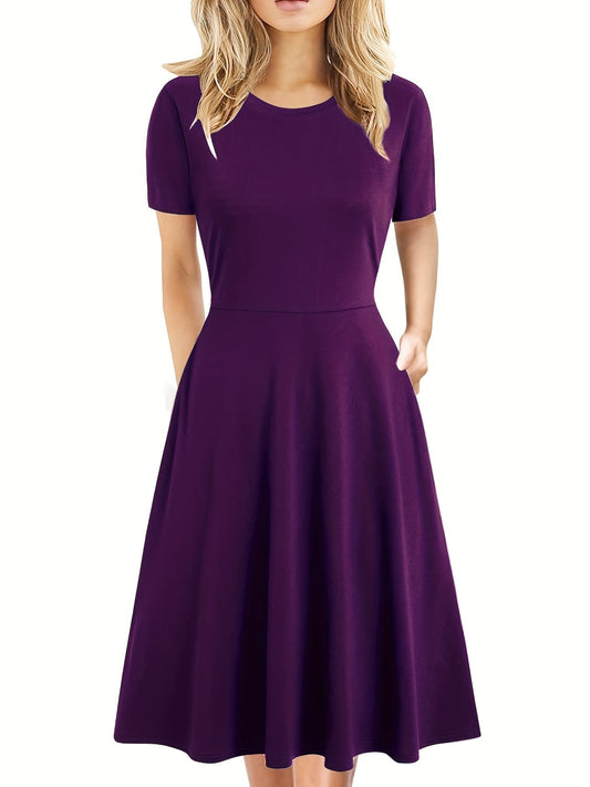 Evelyn Quinn | Retro A-Line Summer Dress
