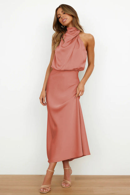 Diane - Satin Maxi Dress