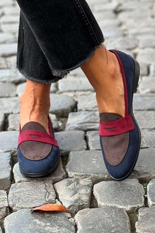 Iris | Color-Block Loafers