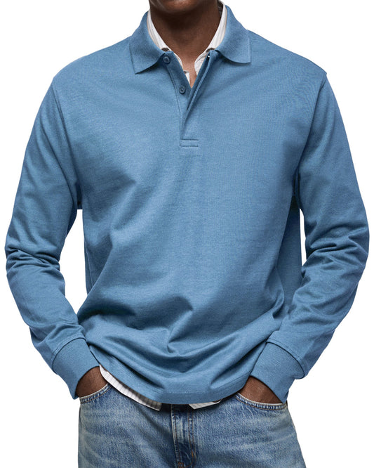 Richard™ | Casual Polo Shirt with Long Sleeves