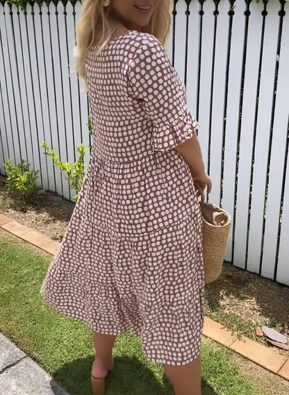 Helen - Tiered Midi Dress