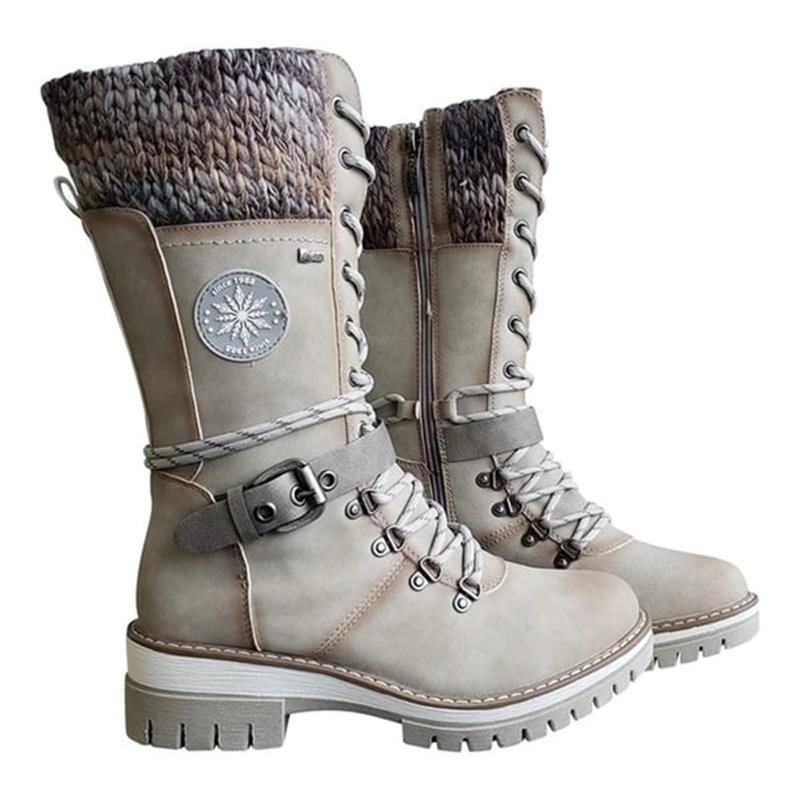 FrostLuxe™ - Premium Waterproof Lace-Up Boots