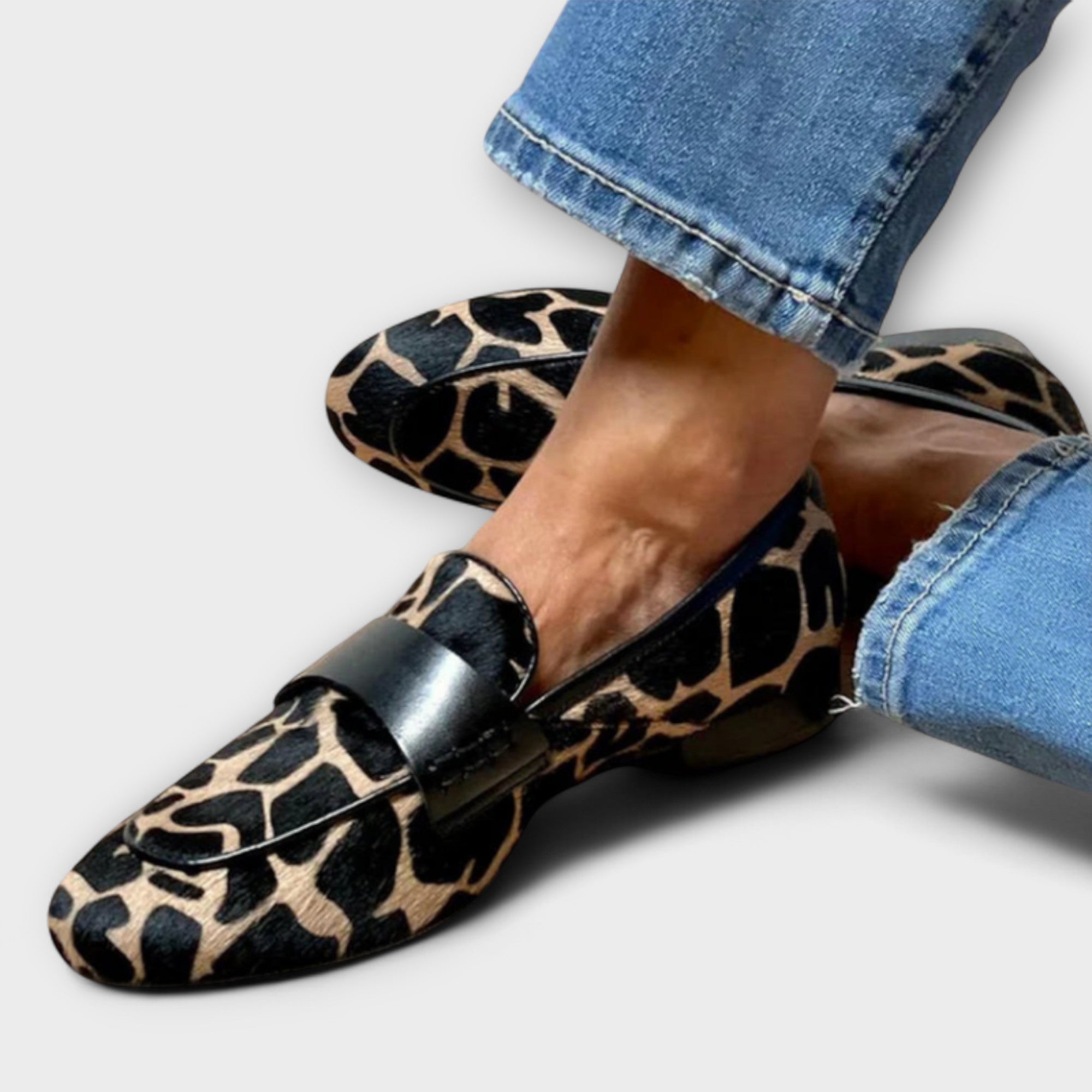 Louise | Orthopedic Leopard Moccasins