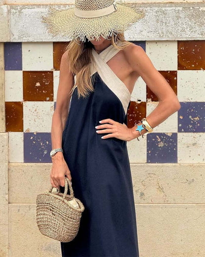 Orella | Cross-Neck Dress