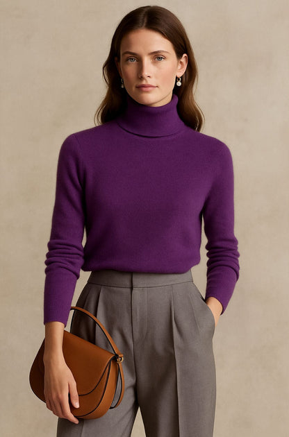 Amara| Cashmere Turtleneck Sweater