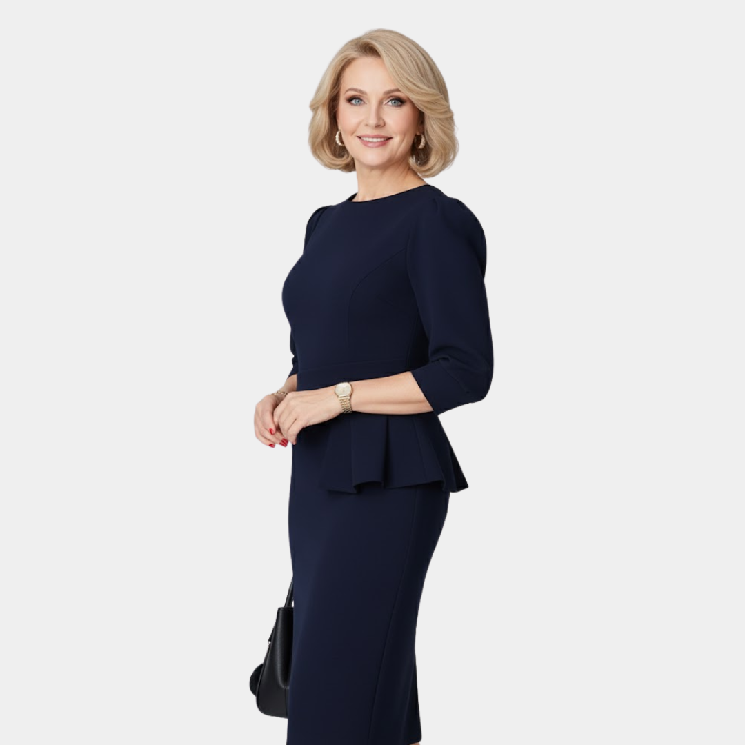 Claudine | Elegant Ruffle Dress