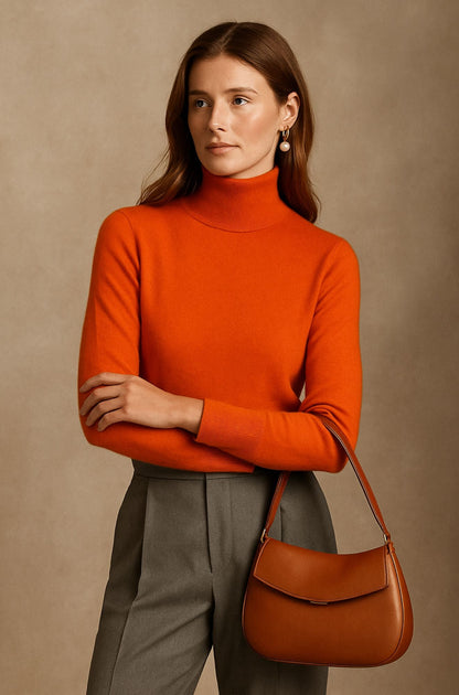 Amara| Cashmere Turtleneck Sweater