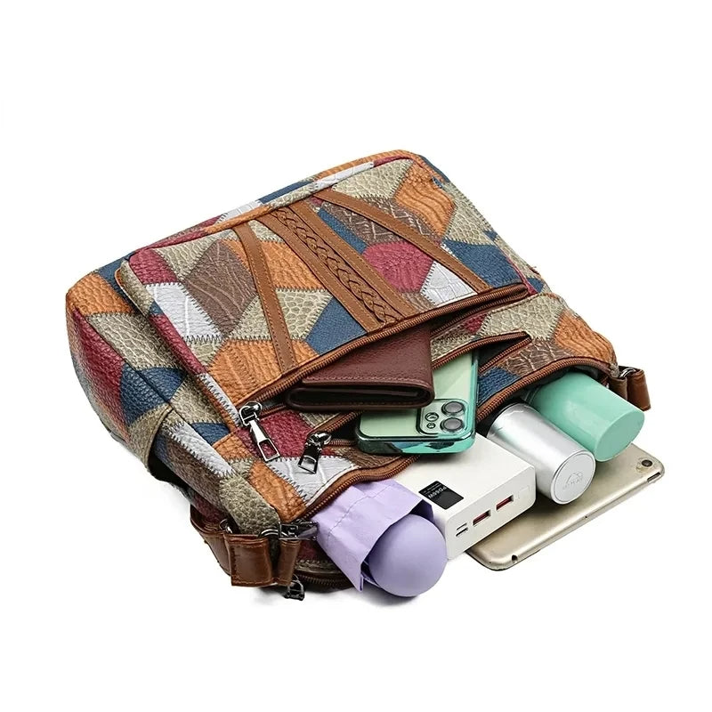 Fern Patchwork Shoulder Bag
