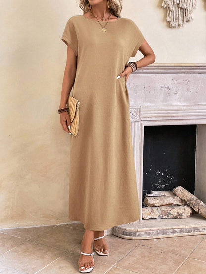 Stella - Casual Batwing Tunic Dress