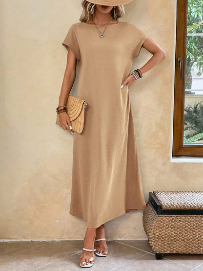 Stella - Casual Batwing Tunic Dress