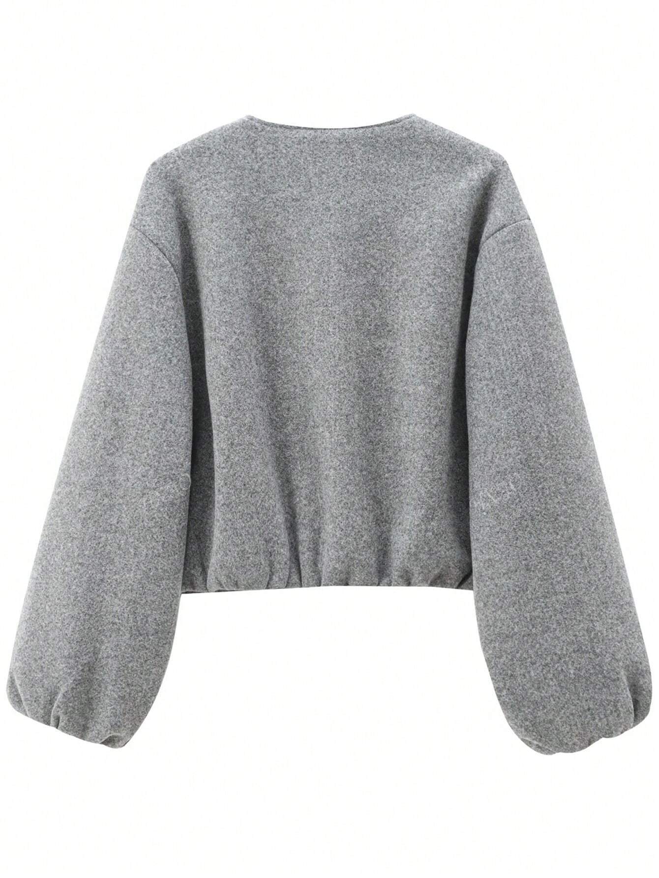 Elena - Casual Velvet Bomber Jacket