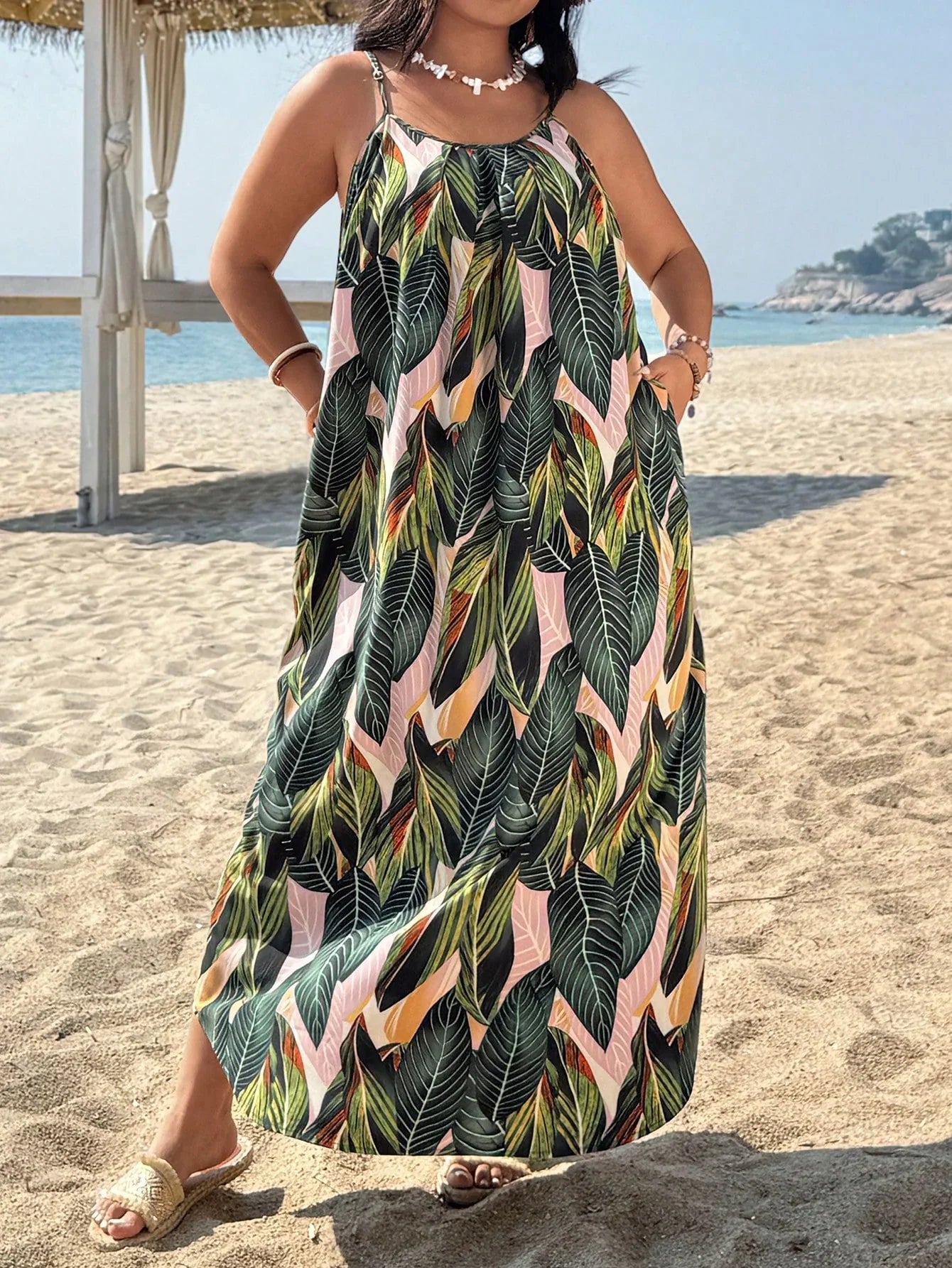 Paisley - Plus Size Boho Summer Maxi Dress