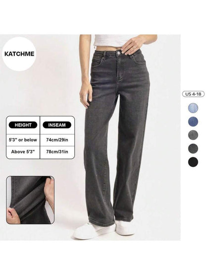 Olivia | High-Waisted Wide Leg Jeans
