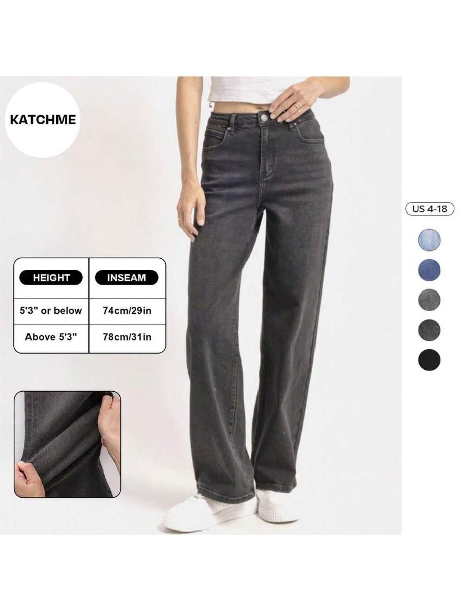 Olivia | High-Waisted Wide Leg Jeans