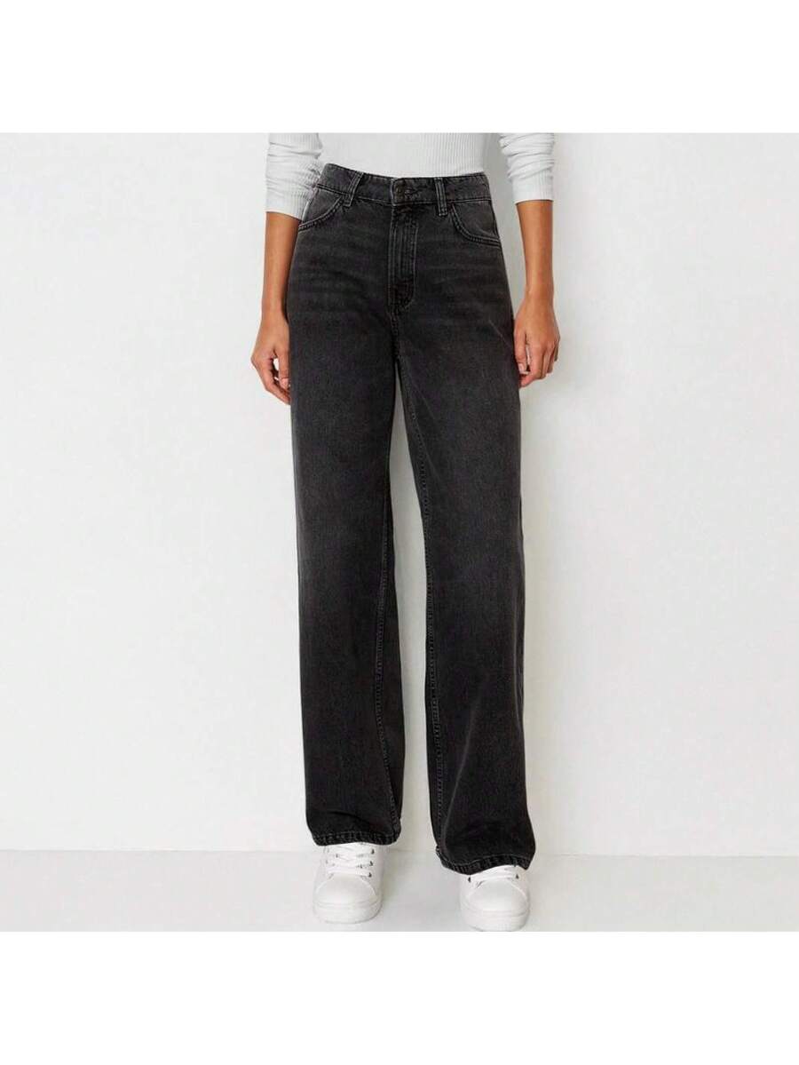 Olivia | High-Waisted Wide Leg Jeans