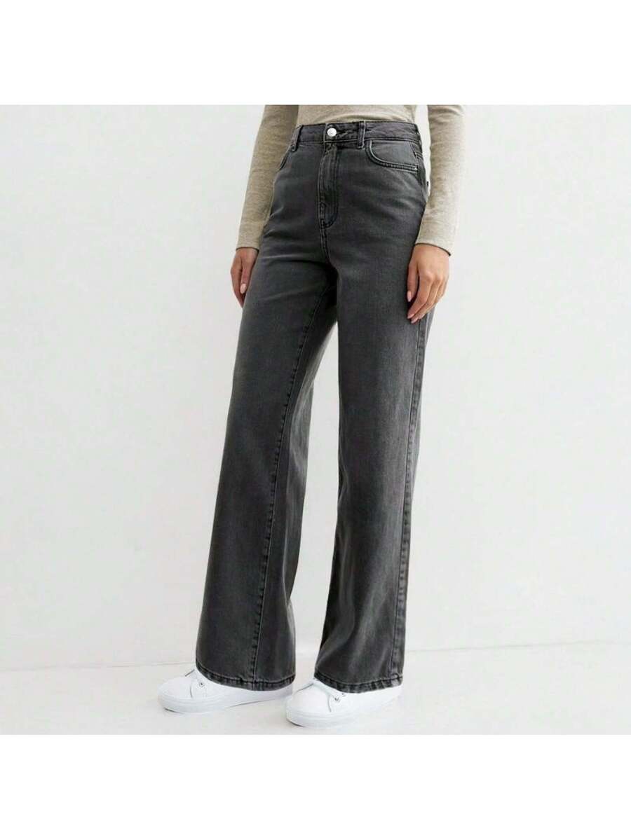 Olivia | High-Waisted Wide Leg Jeans
