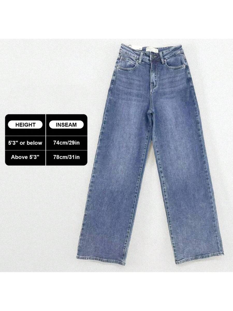 Olivia | High-Waisted Wide Leg Jeans