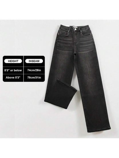 Olivia | High-Waisted Wide Leg Jeans