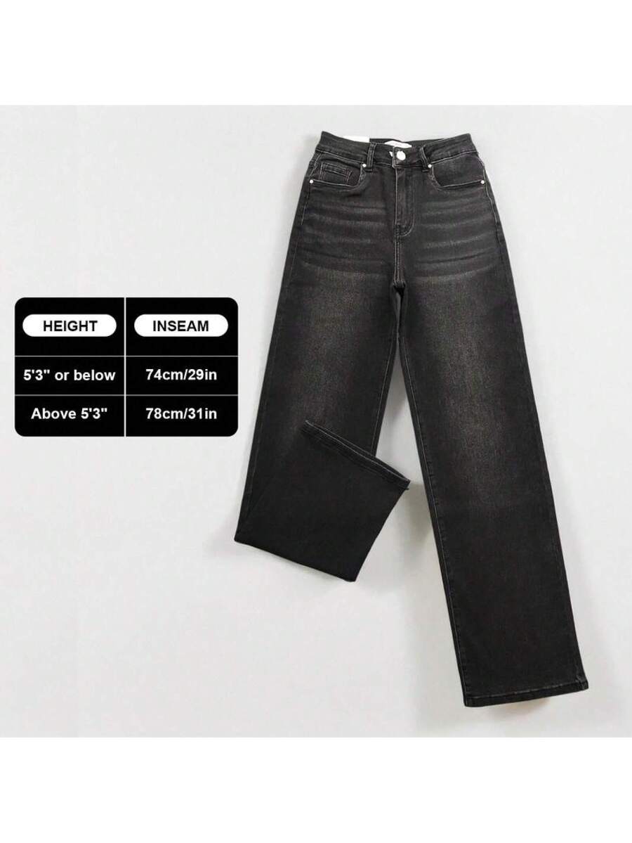 Olivia | High-Waisted Wide Leg Jeans