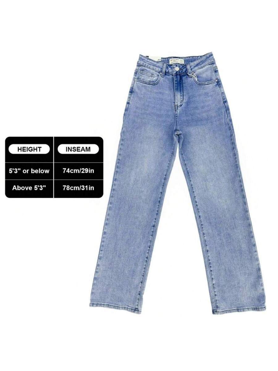 Olivia | High-Waisted Wide Leg Jeans