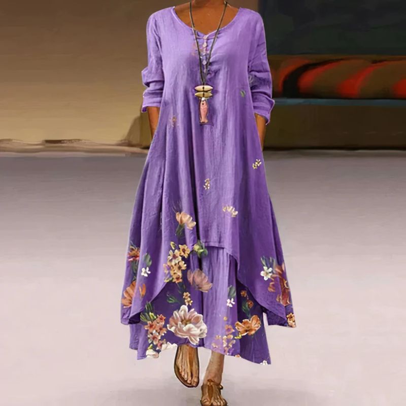 Jane - Layered Boho Maxi Dress